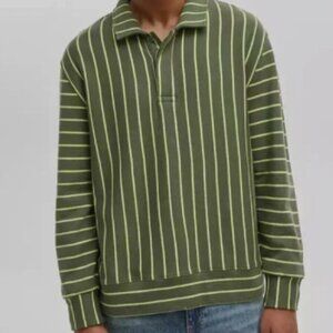 Mode of One Men's Long Sleeve French Terry Shirt Wild Ivy Size M
